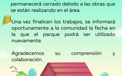 CIERRE PARQUE INFANTIL